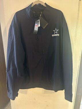 Dunbrooke Navy Dallas Cowboys work full zip jacket